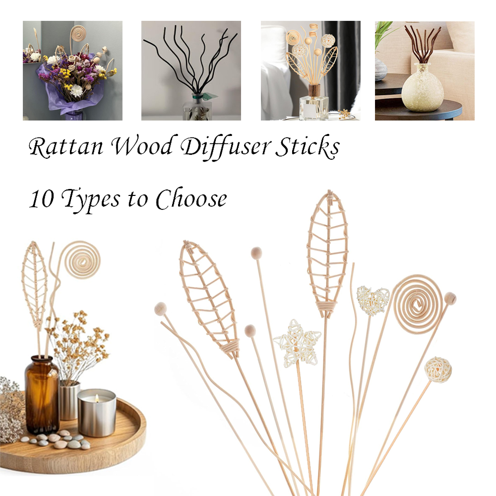 Home Fragrance Diffuser Refills - 5/15 Buah Stik Diffuser Rotan Bergelombang