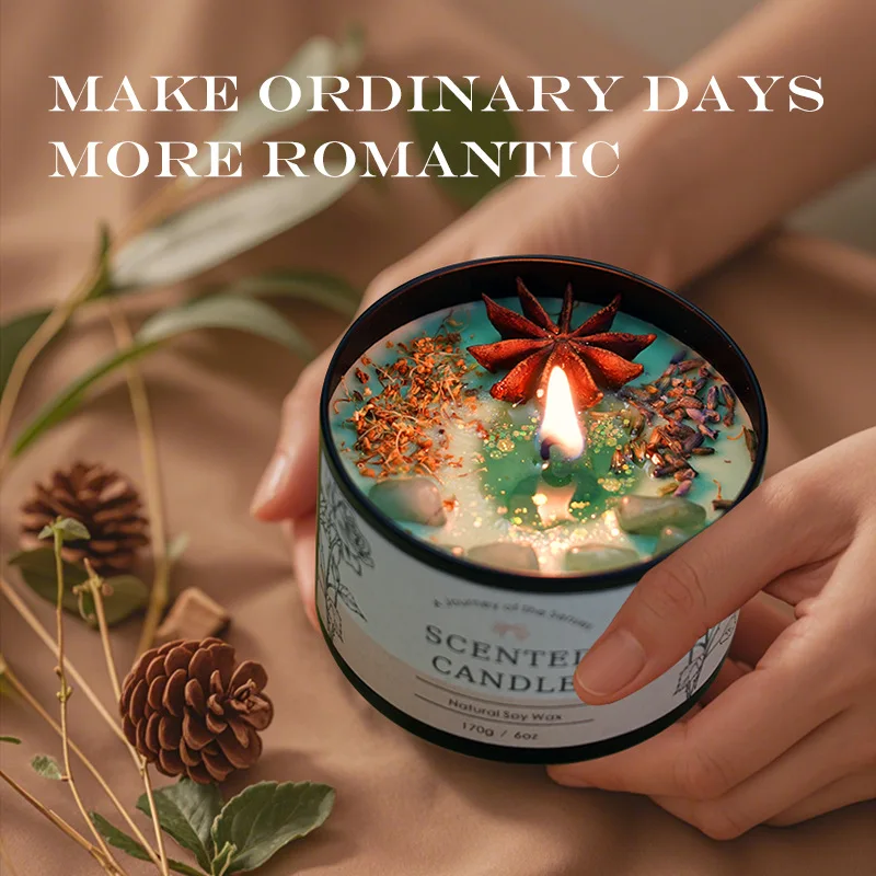 Lilin Aromaterapi Kristal Krea - Fragrance In Home ulasan dan harga