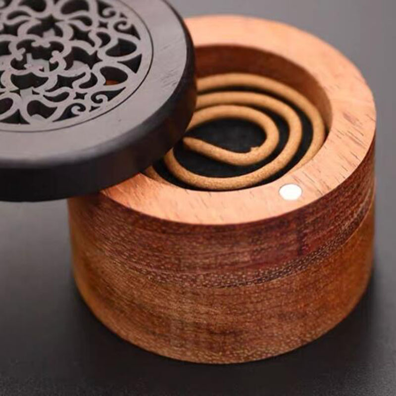 Kotak Dupa Kayu Solid Mini Ped - Home Fragrance Incense ulasan dan harga